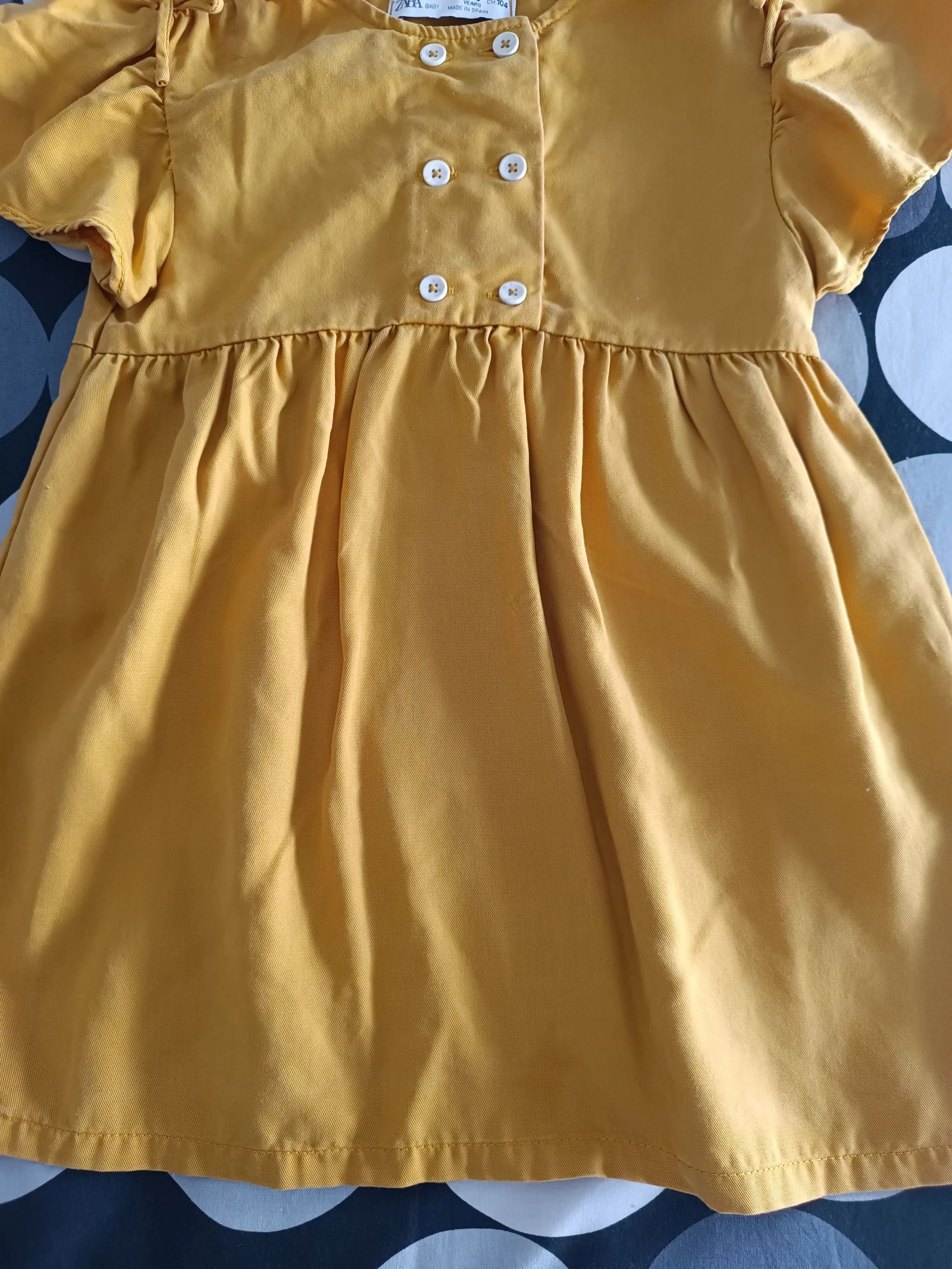 Vestido | Robe Zara 3‑4 años - Mostaza & Botones Encantadores – photo 4